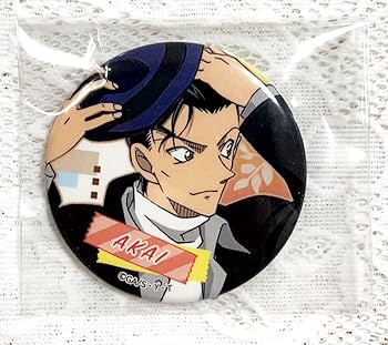 コナン　ナムコ　缶バッジ　赤井秀一　3点 BOX】名探偵コナン 場面写トレーディングホログラム缶バッジ